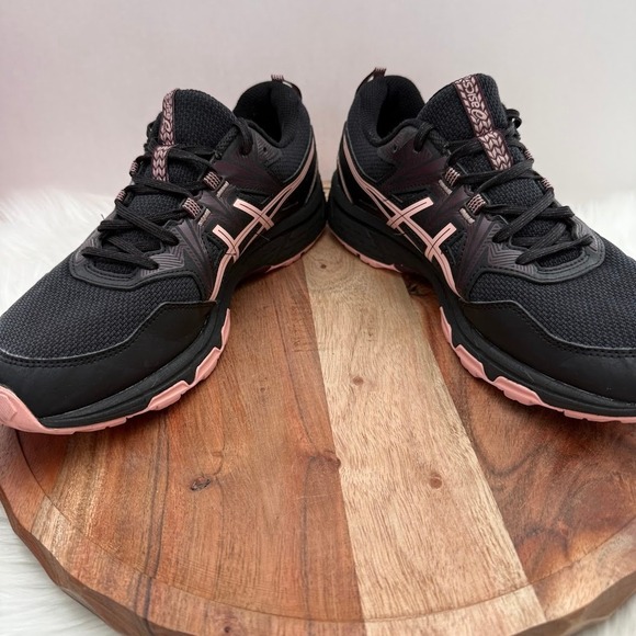 ASICS Gel-Venture 8 Womens Trail Running Shoes Black Rose Gold 1012A708 Size 11 - Picture 5 of 9